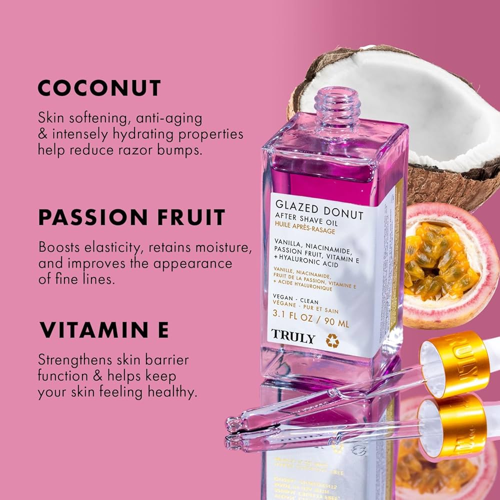 After Shave Glazed Donut Truly 🍩 | Piel Suave, Sin Irritación y Con Aroma Irresistible