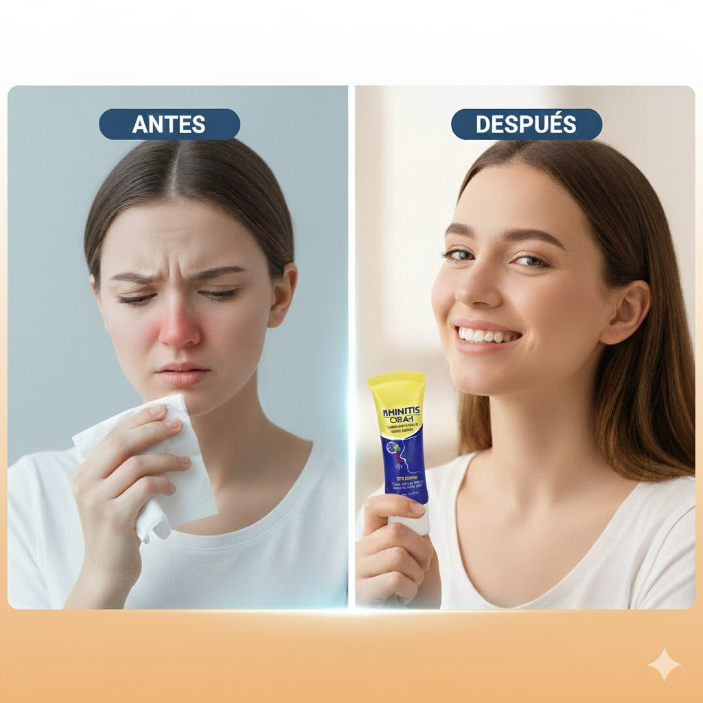🚨 ¡Temporada de Alergias! STOP Rinitis POR 12 Horas con la Crema Nasal que Calma la Congestión y los Estornudos