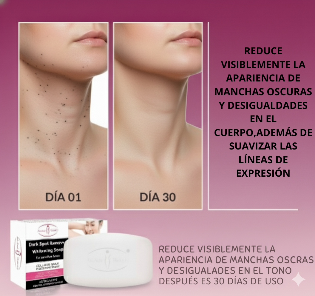 ✨ ¡El Secreto de la Piel Perfecta! ✨ Jabón Blanqueador y Anti-Edad