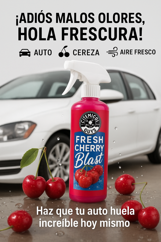 🧴🚗 Ambientador Fresh Cherry Blast – Adiós malos olores, hola frescura 🍒✨