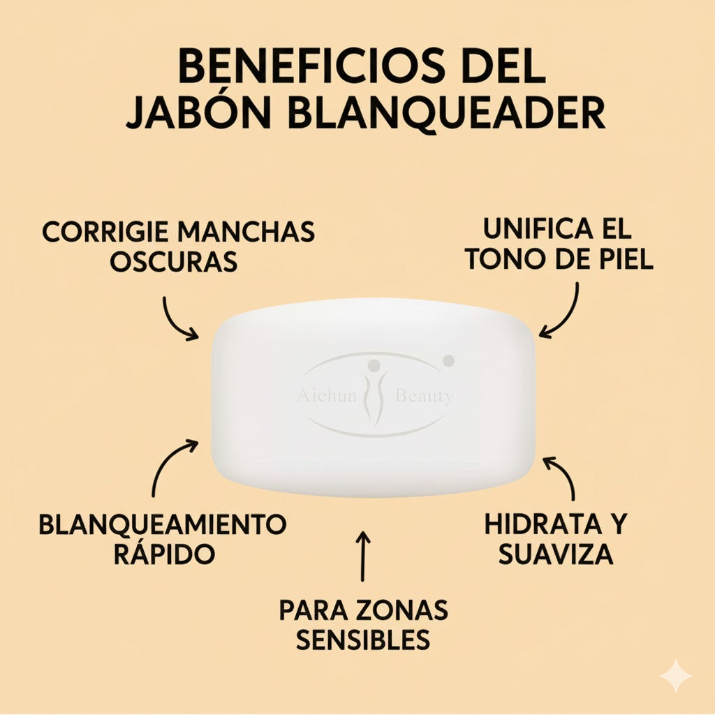 ✨ ¡El Secreto de la Piel Perfecta! ✨ Jabón Blanqueador y Anti-Edad