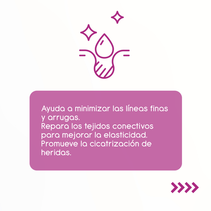 Dile Adiós a los Años. ⏰ Colágeno Hidrolizado Tipo I, II y III – Fortalece Piel, Cabello y Uñas 90 Capsulas de juventud🌟